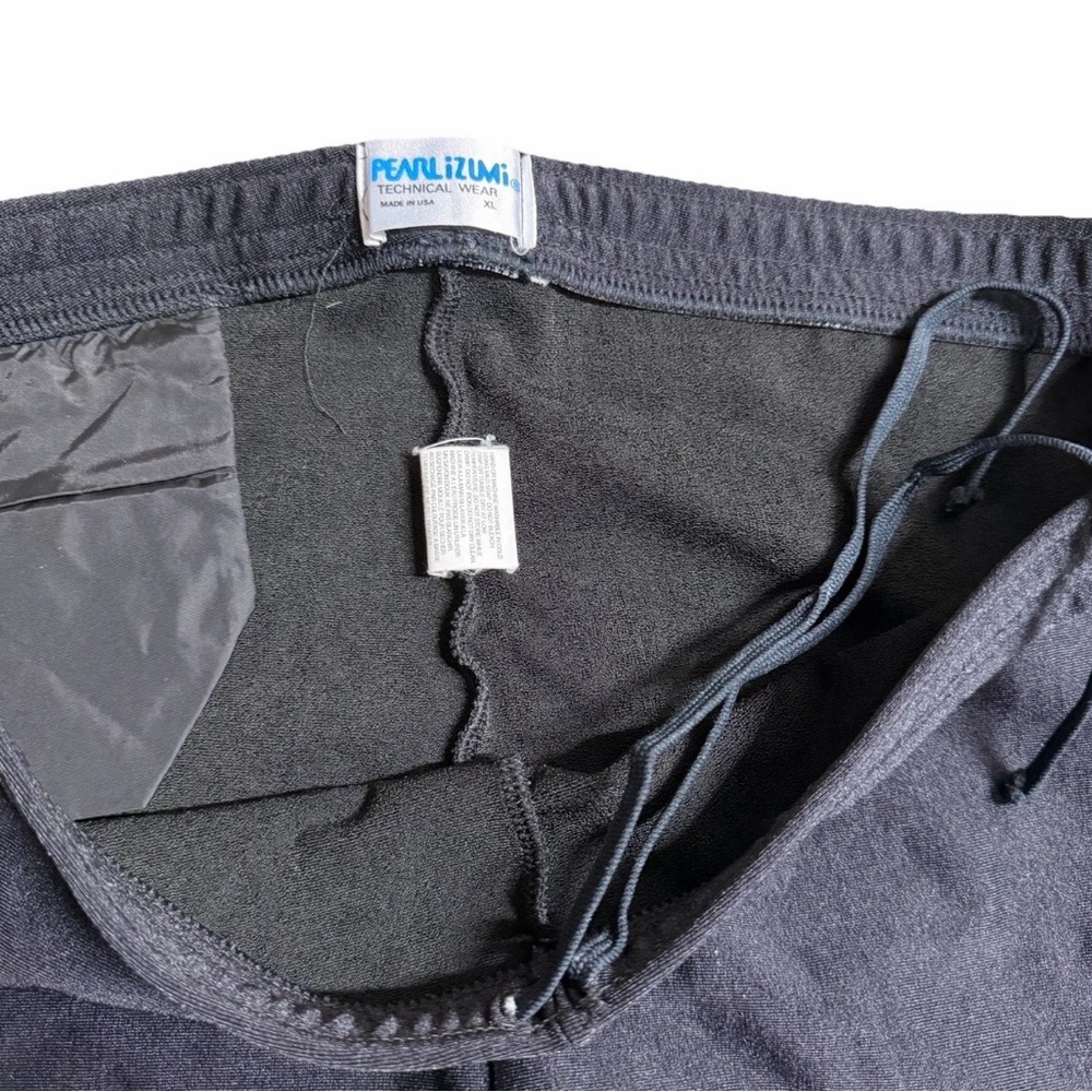 Pearl Izumi Cycling Leggings Pants XL Black  Nylon Polyester Spandex - Picture 3 of 6